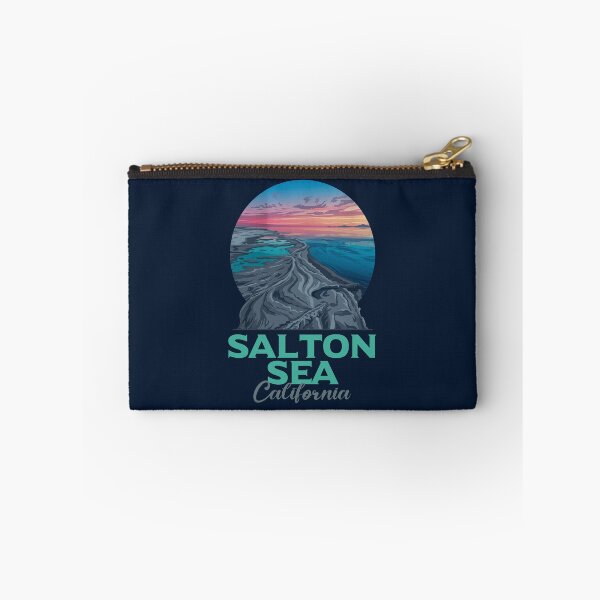 Item preview, Desert Sunset Salton Sea California Travel Badge designed and sold by LinaValearte.