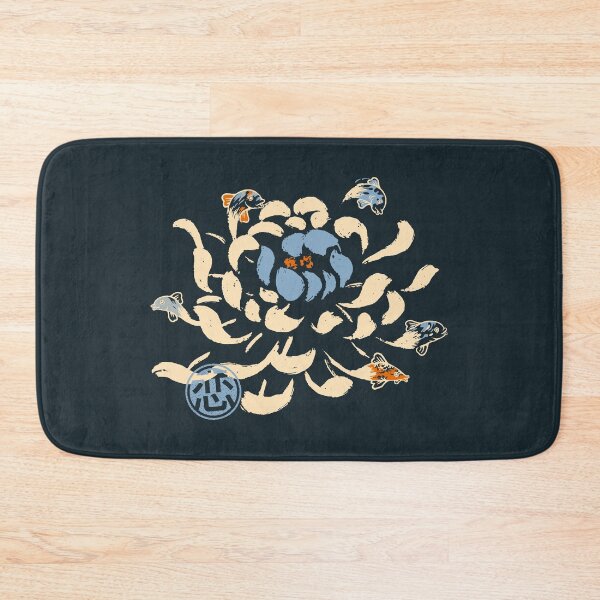 Item preview, Vintage Japanese Flower Koi Blue by Tobe Fonseca designed and sold by Tobe Fonseca®.