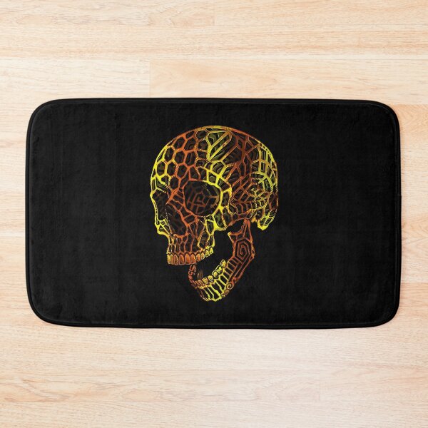 Item preview, Intricate Golden Geometric Skull Mystic Art designed and sold by RamyGallery.