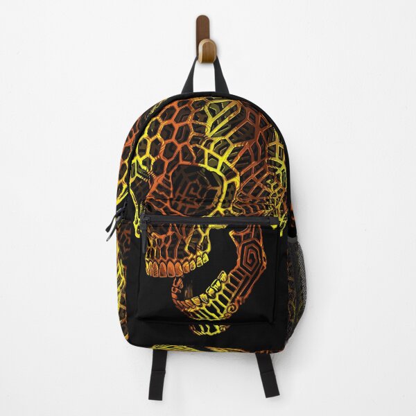 Item preview, Intricate Golden Geometric Skull Mystic Art designed and sold by RamyGallery.