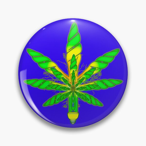 Item preview, Cannabis Leaf Lightbulb designed and sold by BuzzDalways.