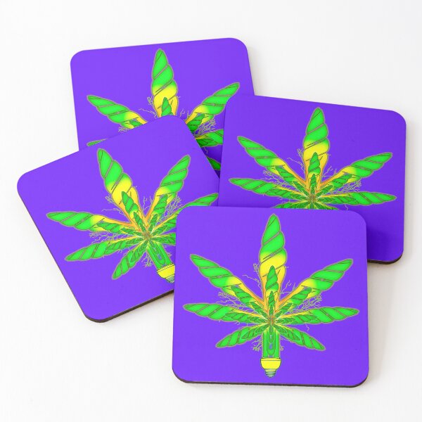 Item preview, Cannabis Leaf Lightbulb designed and sold by BuzzDalways.