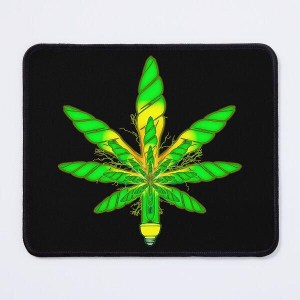 Item preview, Cannabis Leaf Lightbulb designed and sold by BuzzDalways.