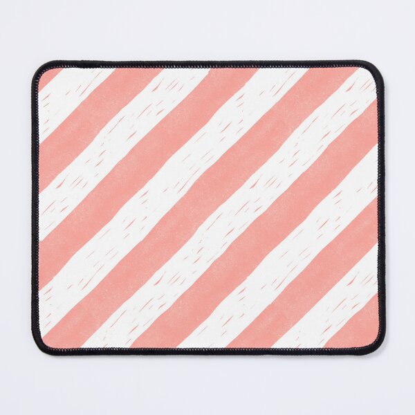 Item preview, Coral Diagonal Stripes Block Print Style designed and sold by PD-Coastal.