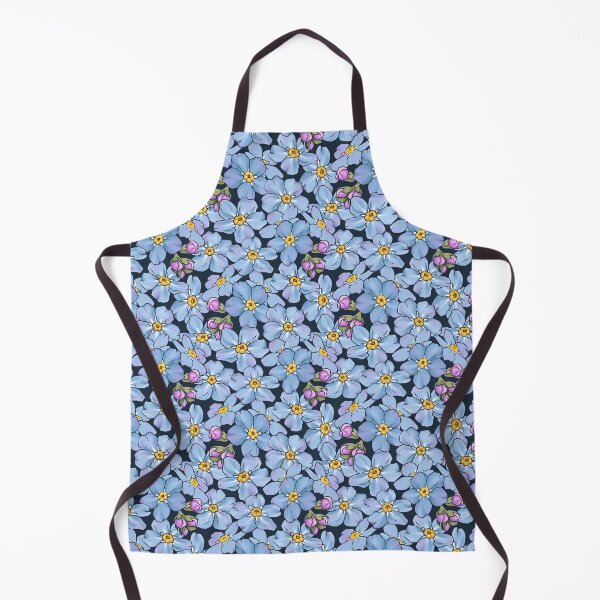 Item preview, Forget me not pattern on dark blue - ME/cfs fundraiser designed and sold by Ellen Wilberg.