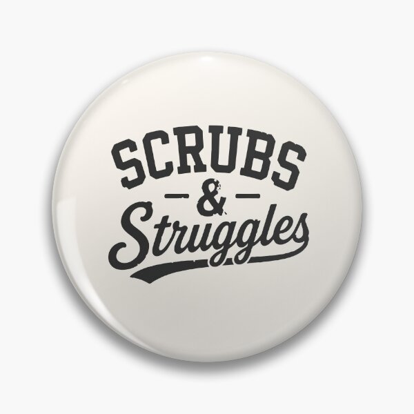 Artikelvorschau, Scrubs & Struggles – Lustige Krankenschwestermütze (Dunkel) entworfen und verkauft von KiwyStudio.