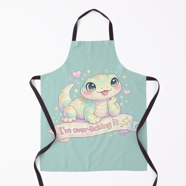 Item preview, Pastel Cute Lizard – Funny Kawaii Reptile Cartoon with Quote designed and sold by Nusha Creations.