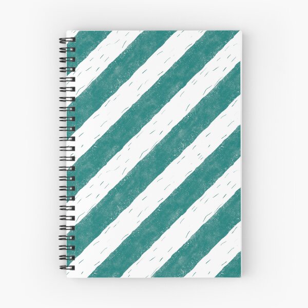 Item preview, Deep Teal Diagonal Stripes Block Print Style designed and sold by PD-Coastal.