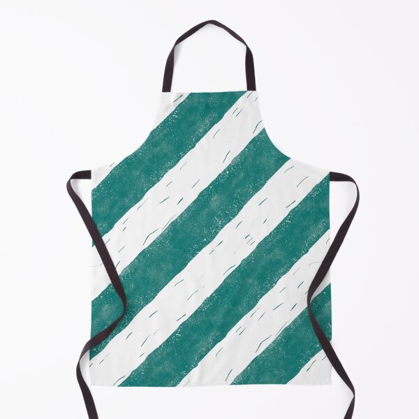 Item preview, Deep Teal Diagonal Stripes Block Print Style designed and sold by PD-Coastal.