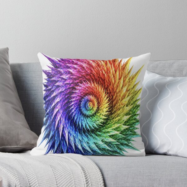 Aperçu de l'œuvre Motif en spirale multicolore à pointes. créée et vendue par DesignsbyAbiBee.