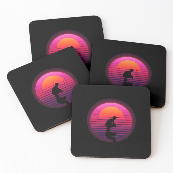 Item preview, Outrun Squat Sunset - Summer vibes designed and sold by Mouad-Doadi.