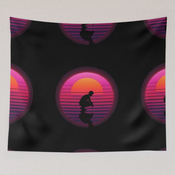 Item preview, Outrun Squat Sunset - Summer vibes designed and sold by Mouad-Doadi.