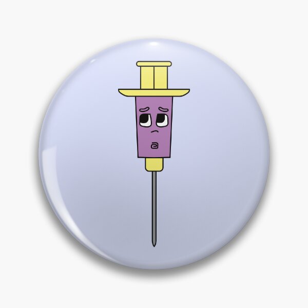 Item preview, Cute Sad Syringe Cartoon | Funny Medical Design | Nurse Doctor Humor Art designed and sold by Medico Design .