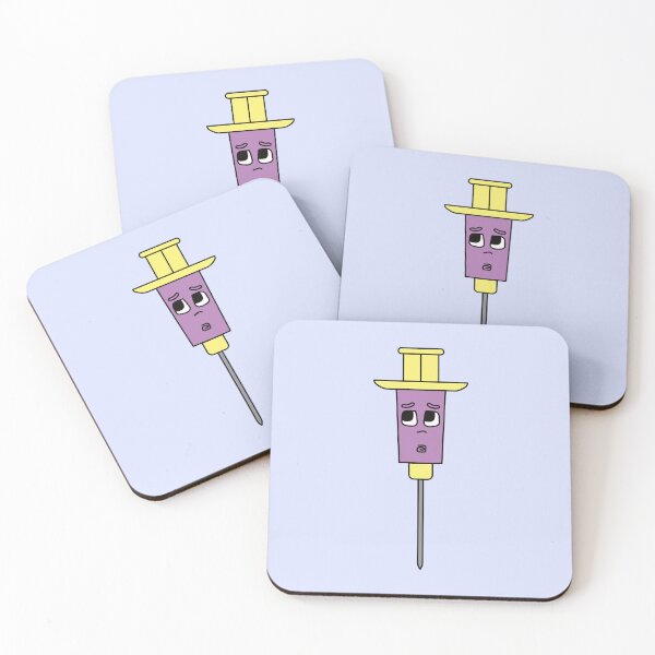 Item preview, Cute Sad Syringe Cartoon | Funny Medical Design | Nurse Doctor Humor Art designed and sold by Medico Design .