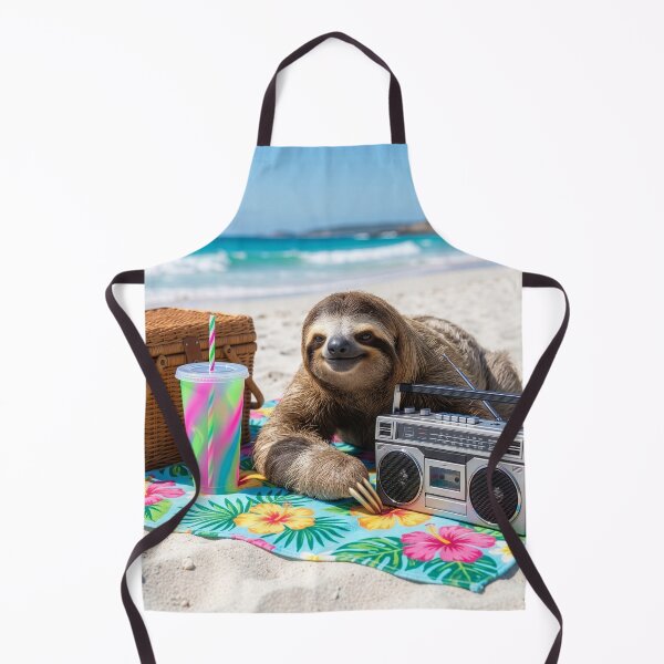 Item preview, Beach Blanket Sloth designed and sold by Tridentulus.