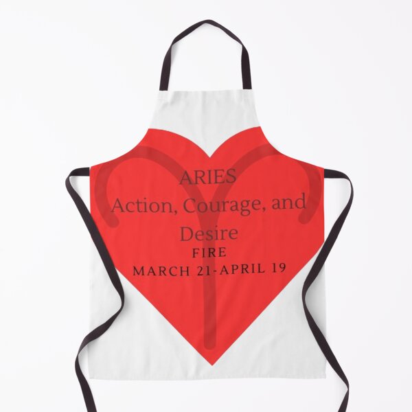 Item preview, Aries Red Heart Zodiac Sign designed and sold by WallflowerCode.