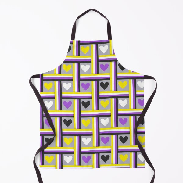 Item preview, Nonbinary Pride Flags and Hearts designed and sold by Don-A-Hue.