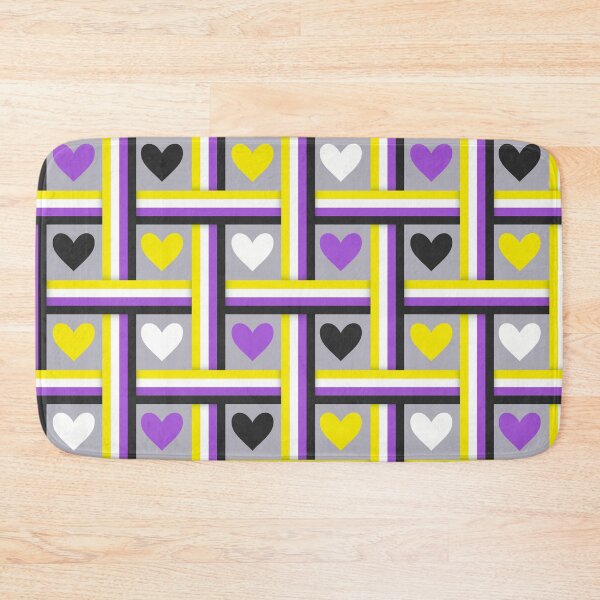 Item preview, Nonbinary Pride Flags and Hearts designed and sold by Don-A-Hue.