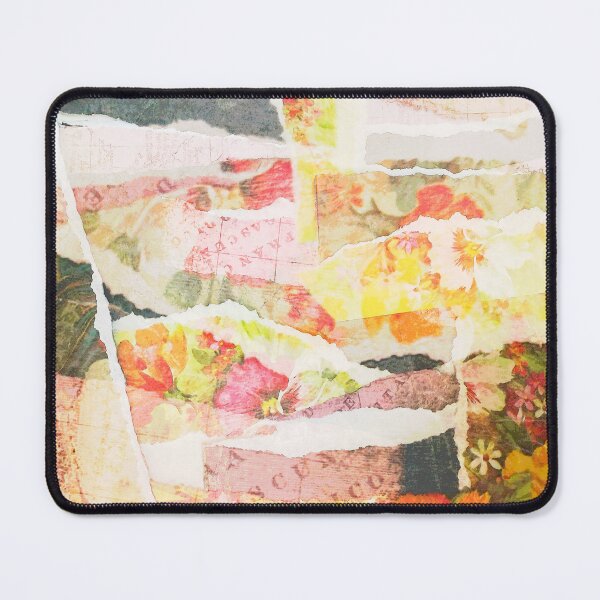 Item preview, Torn Paper Floral Collage designed and sold by bewitchedcuties.