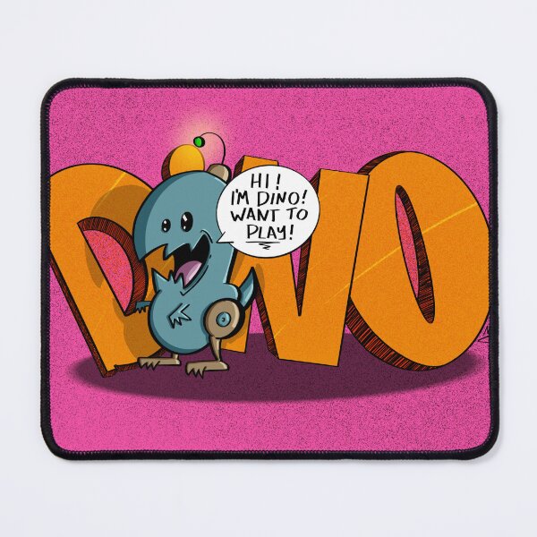 Item preview, “Hi! I’m Dino! Want to play?” designed and sold by gonzodesign.