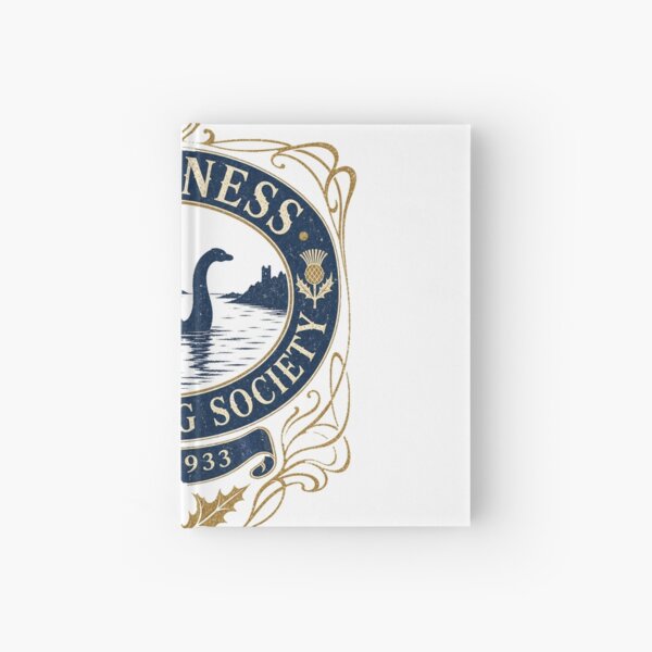 Item preview, Loch Ness Monitoring Society Vintage Scottish Cryptid Crest designed and sold by Amnesia-Proto.
