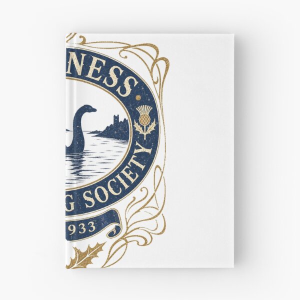 Item preview, Escudo antiguo de críptido escocés de la Sociedad de Monitoreo del Lago Ness designed and sold by Amnesia-Proto.