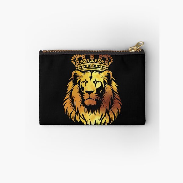 Item preview, Regal Golden Lion with Ornate Crown Royal Art designed and sold by RamyGallery.
