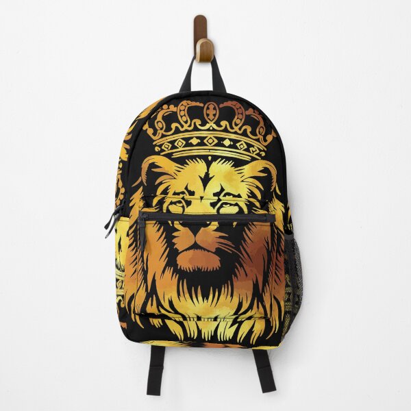 Item preview, Regal Golden Lion with Ornate Crown Royal Art designed and sold by RamyGallery.