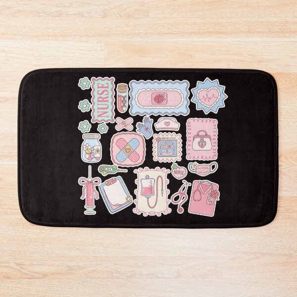 Item preview, Pastel Nurse Aesthetic Medical Sticker Set designed and sold by colorsartss.