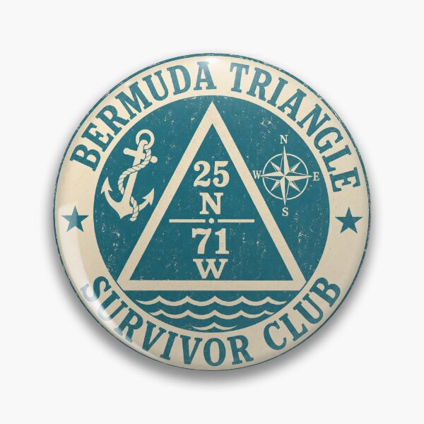 Item preview, Bermuda Triangle Survivor Club Vintage Nautical Mystery designed and sold by Amnesia-Proto.