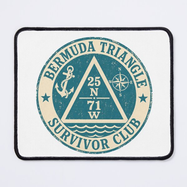 Item preview, Bermuda Triangle Survivor Club Vintage Nautical Mystery designed and sold by Amnesia-Proto.