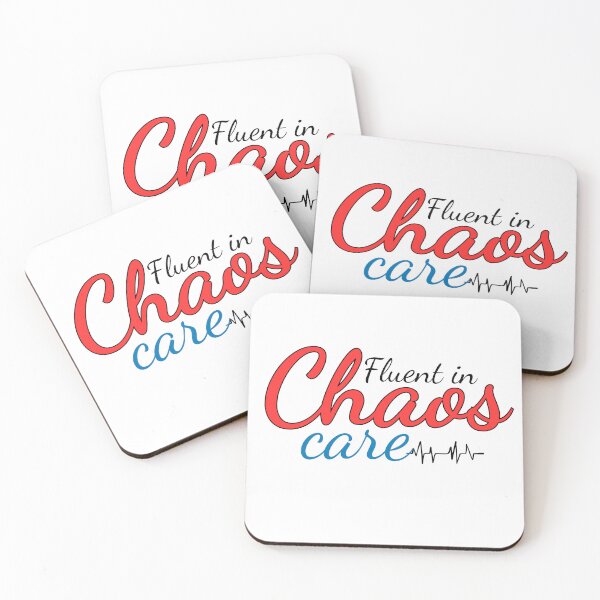 Item preview, Fluent in Chaos and Care Nurse Shirt – Funny Nursing Quote, RN Life, ICU ER Nurse Gift designed and sold by Daily Mood Studio.