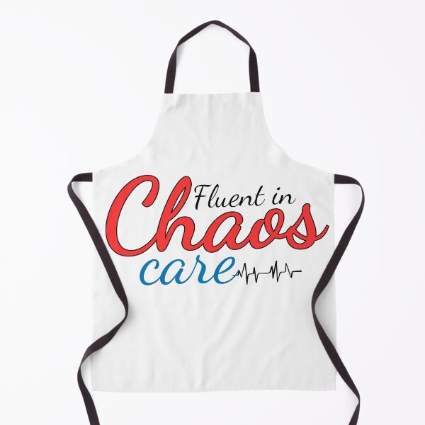 Item preview, Fluent in Chaos and Care Nurse Shirt – Funny Nursing Quote, RN Life, ICU ER Nurse Gift designed and sold by Daily Mood Studio.
