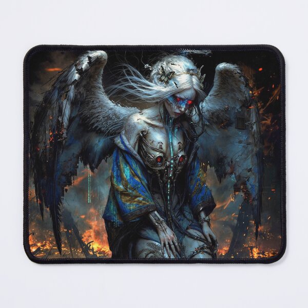 Item preview, The Fallen Angel: Cybernetic Angel in Flames designed and sold by Insomnia Art Designs.