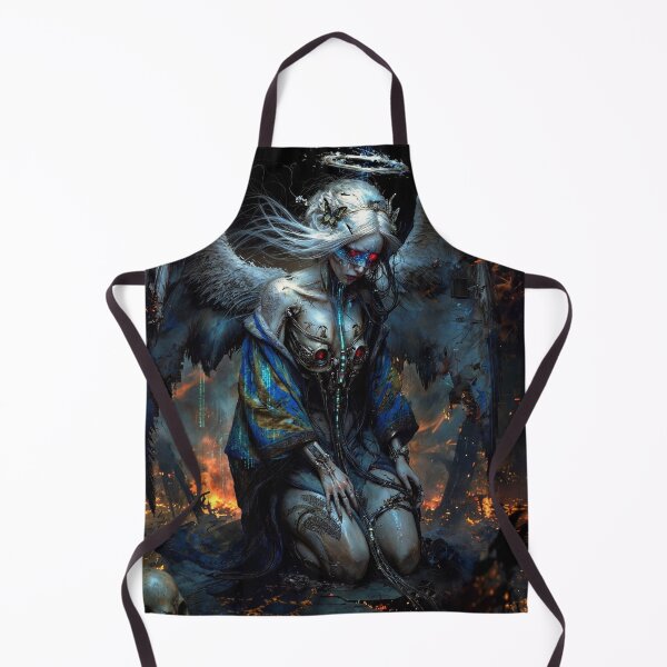 Item preview, The Fallen Angel: Cybernetic Angel in Flames designed and sold by Insomnia Art Designs.