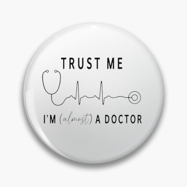 Item preview, Trust Me I'm Almost A Doctor Funny Nurse Shirt — Stethoscope Heartbeat RN ICU ER Gift designed and sold by Notecrea.