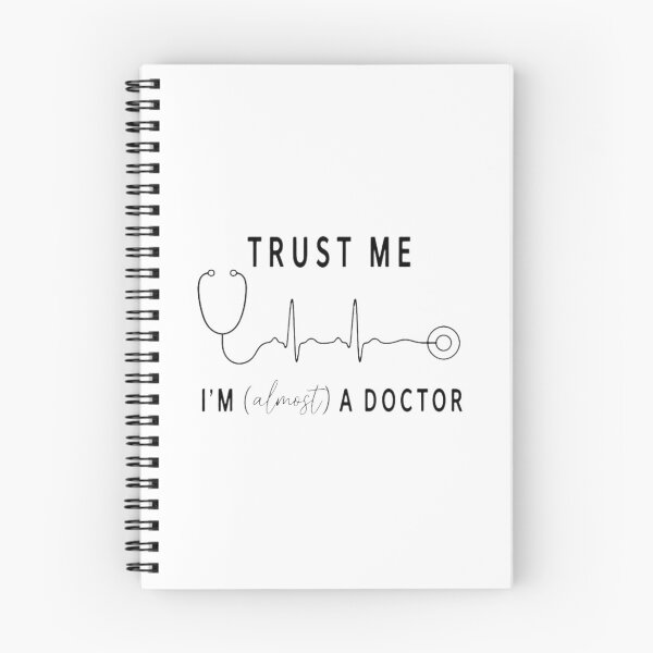 Item preview, Trust Me I'm Almost A Doctor Funny Nurse Shirt — Stethoscope Heartbeat RN ICU ER Gift designed and sold by Notecrea.