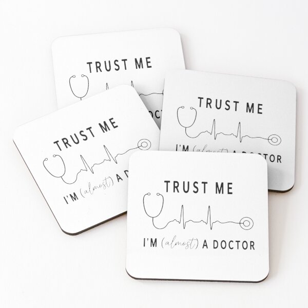 Item preview, Trust Me I'm Almost A Doctor Funny Nurse Shirt — Stethoscope Heartbeat RN ICU ER Gift designed and sold by Notecrea.