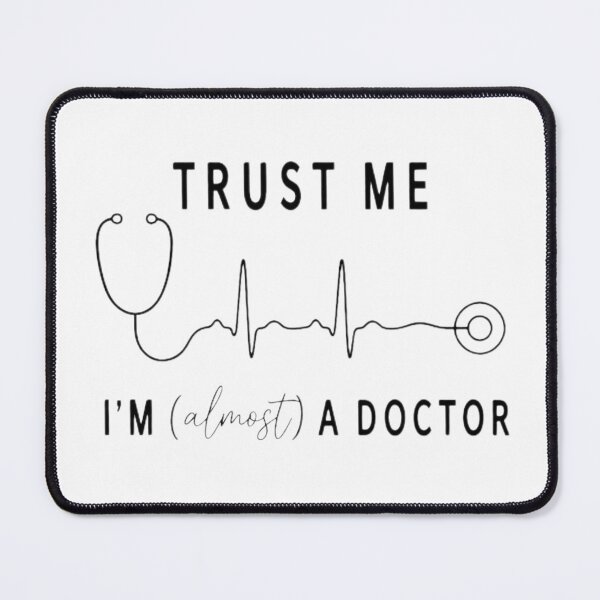 Item preview, Trust Me I'm Almost A Doctor Funny Nurse Shirt — Stethoscope Heartbeat RN ICU ER Gift designed and sold by Notecrea.
