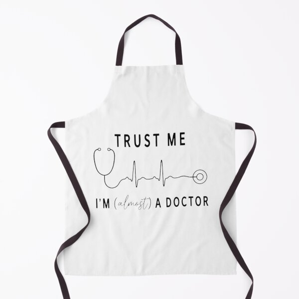 Item preview, Trust Me I'm Almost A Doctor Funny Nurse Shirt — Stethoscope Heartbeat RN ICU ER Gift designed and sold by Notecrea.
