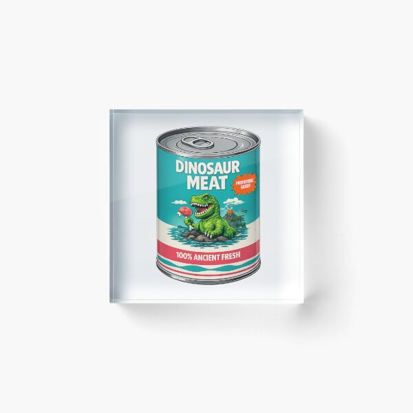 Item preview, Can of delightful Dinosaur Pop Art Meat  designed and sold by Gunnar Hermansen.