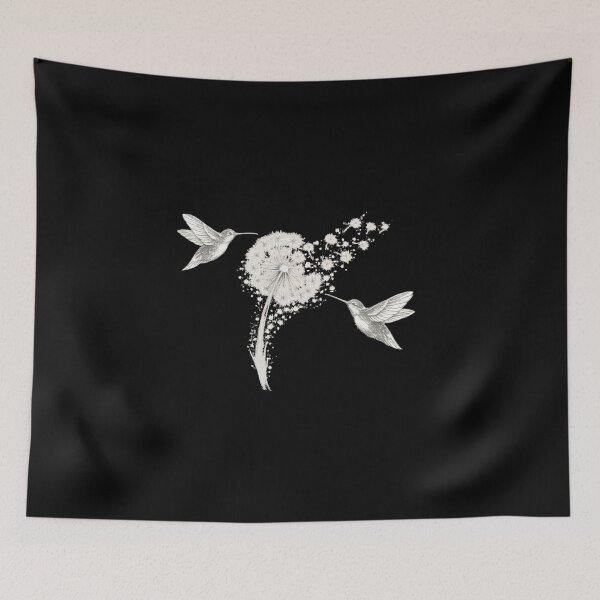 Item preview, Hummingbirds and Dandelion Wish designed and sold by colorsartss.