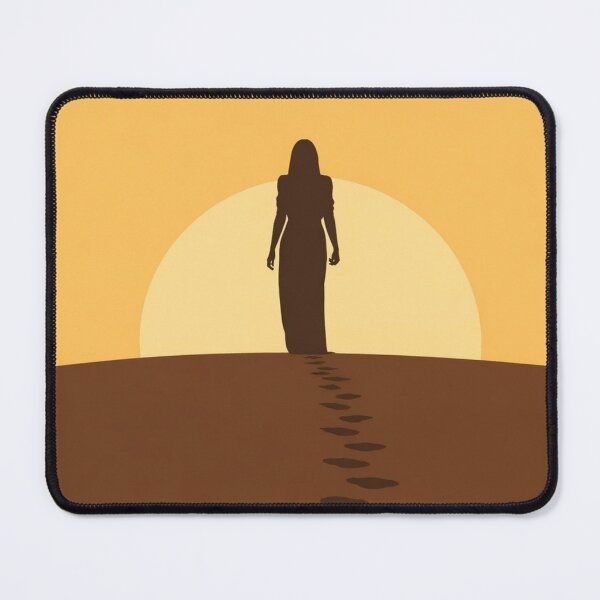 Item preview, Lonely Woman Silhouette Sunset Minimal Illustration designed and sold by Creative_Canvas.