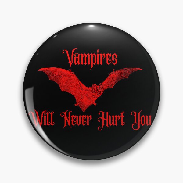 Item preview, Vampires Will Never Hurt You (Red) designed and sold by PorcelainBoneWitch.