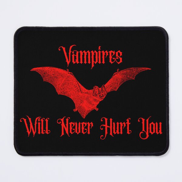 Item preview, Vampires Will Never Hurt You (Red) designed and sold by PorcelainBoneWitch.