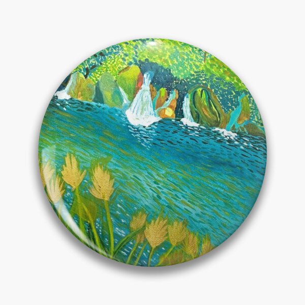 Item preview, Where the River Breathes - A Sunlit Nature Landscape  designed and sold by AlexandraArt24.