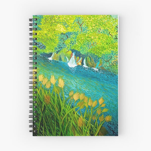Item preview, Where the River Breathes - A Sunlit Nature Landscape  designed and sold by AlexandraArt24.