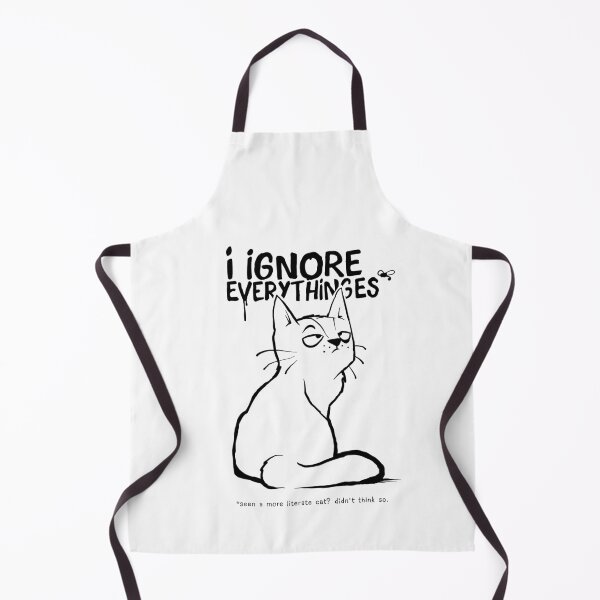 Item preview, I Ignore Everythinges — Indifferent Cat Print designed and sold by Lyashkewicz.