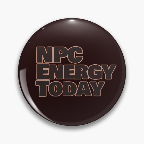 Item preview, NPC Energy Today – Funny Gamer Quote designed and sold by hhells.
