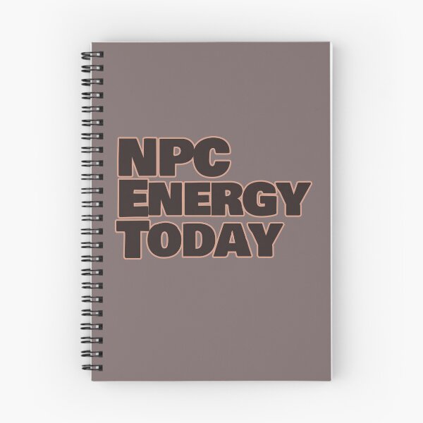 Item preview, NPC Energy Today – Funny Gamer Quote designed and sold by hhells.